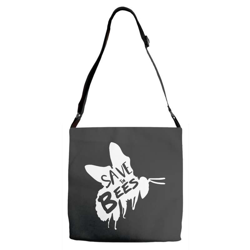 Save The Bees Adjustable Strap Totes | Artistshot