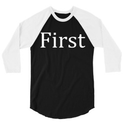first 3/4 Sleeve Shirt | Artistshot