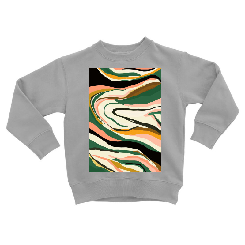 Modern Contemporer Digital Abstract Painting In Colors Toddler Sweatshirt | Artistshot