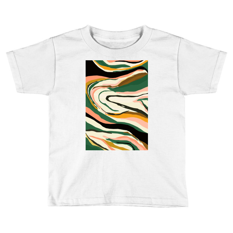 Modern Contemporer Digital Abstract Painting In Colors Toddler T-shirt | Artistshot