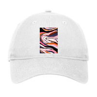 Modern Contemporer Digital Abstract Painting In Colors Adjustable Cap | Artistshot