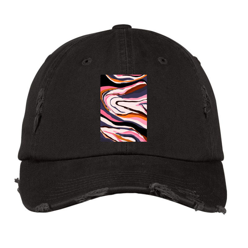 Modern Contemporer Digital Abstract Painting In Colors Vintage Cap | Artistshot