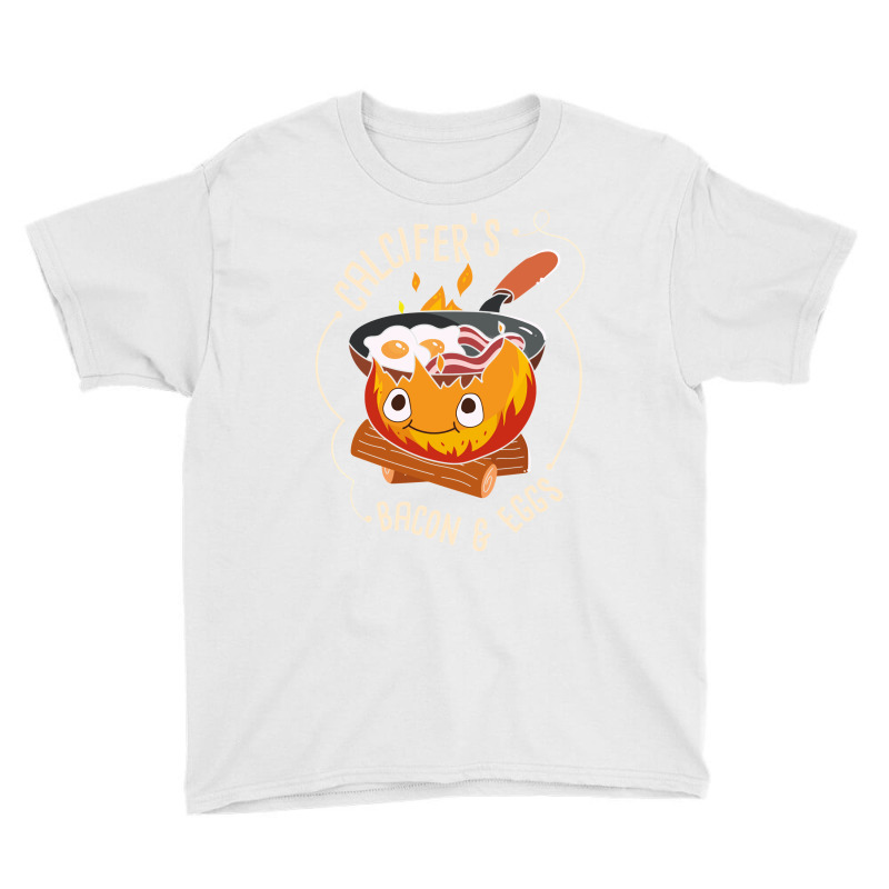 Calcifers Bacon And Egg I Camping Cooking I Bacon Pullover Hoodie Youth Tee by koleuuwla | Artistshot