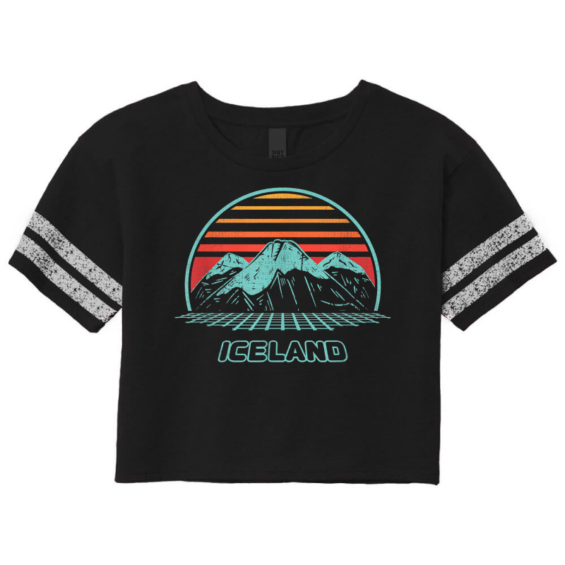 Iceland Retro Vintage 80s Style T Shirt Scorecard Crop Tee by crudobdorrellat | Artistshot