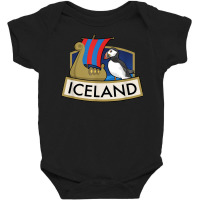 Iceland Shirt Country Puffin Vacation Gift T Shirt Baby Bodysuit | Artistshot