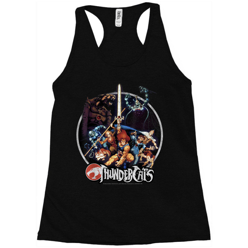 Thundercats Group Shot Vintage Circle T Shirt Racerback Tank by Jeremy_Hutson | Artistshot