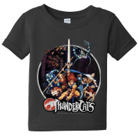 Thundercats Group Shot Vintage Circle T Shirt Baby Tee | Artistshot