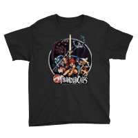 Thundercats Group Shot Vintage Circle T Shirt Youth Tee | Artistshot