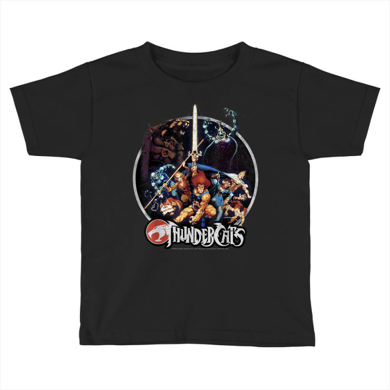 Thundercats Group Shot Vintage Circle T Shirt Toddler T-shirt by Jeremy_Hutson | Artistshot