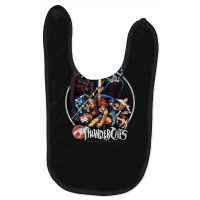 Thundercats Group Shot Vintage Circle T Shirt Baby Bibs | Artistshot