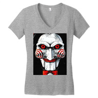 Scary Face Women's V-neck T-shirt | Artistshot