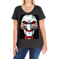 Scary Face Ladies Curvy T-shirt | Artistshot