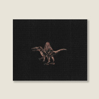 Cool Dinosaur Spinosaurus T  Shirt1541 Landscape Canvas Print | Artistshot