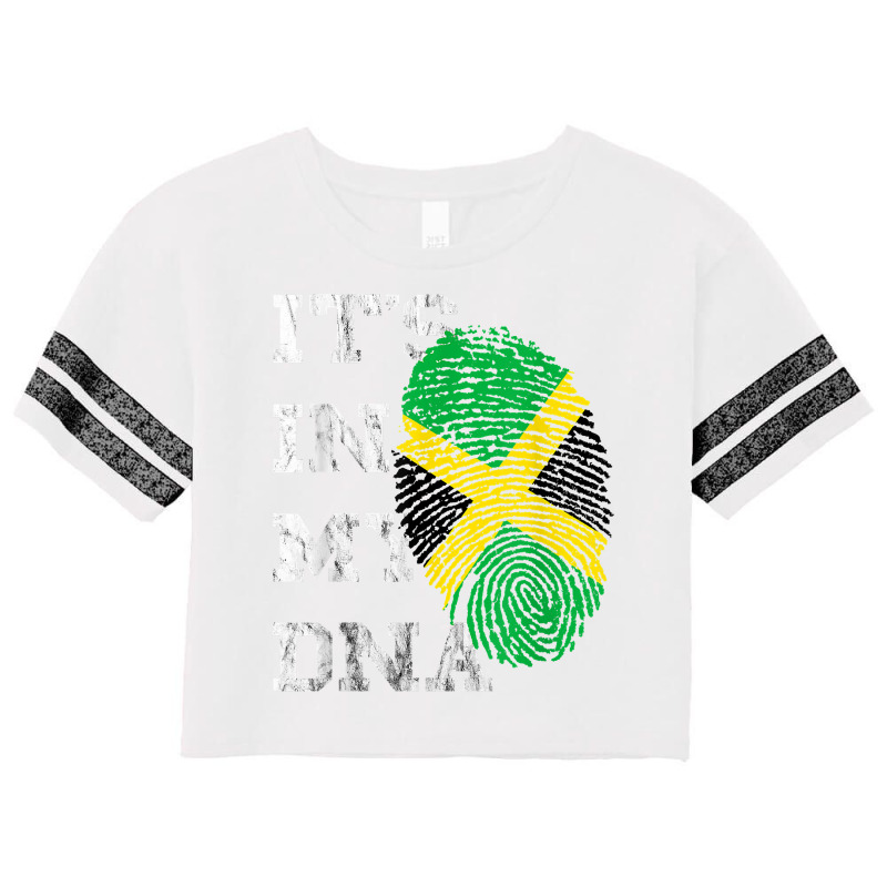 It's In My Dna Jamaica Genetic Jamaican Roots Jamaican Pride T Shirt Scorecard Crop Tee by palmotytouneyhg | Artistshot