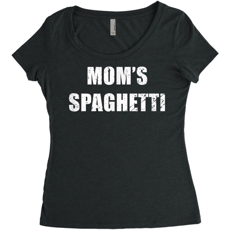 Moms Spaghetti Shirt T Shirt Women's Triblend Scoop T-shirt by koleuuwla | Artistshot