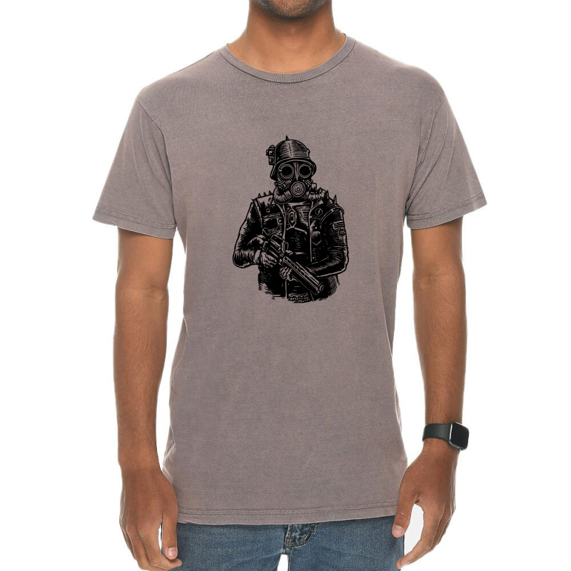 Steampunk Soldier Vintage T-shirt | Artistshot