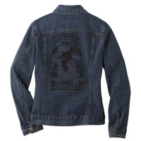 Monopoly Always Hustlin' T Shirt Ladies Denim Jacket | Artistshot