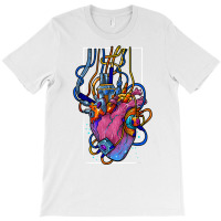 Cyborg Robot Heart Vaporwave Futuristic Cyberpunk Clothing T Shirt T-shirt | Artistshot