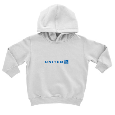 United Airlines Toddler Hoodie Designed By Risnataliq