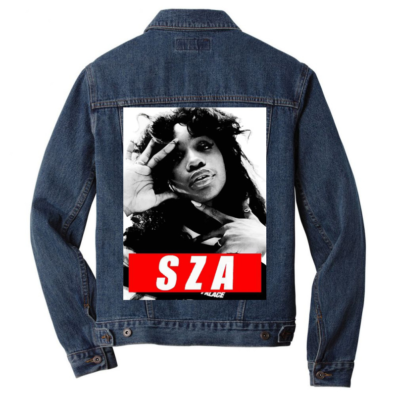 Sza R&b Singer Men Denim Jacket. By Artistshot