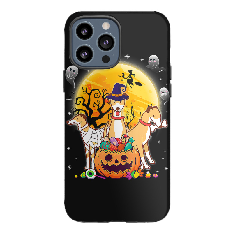 Whippets Dog Mummy Witch Moon Ghosts Happy Halloween Day 119 Iphone 13 Pro Max Case | Artistshot