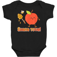 Shana Tova   Rosh Hashanah Kids Kawaii Apple And Honey T Shirt Baby Bodysuit | Artistshot