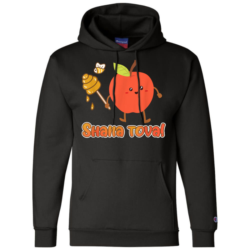 Shana Tova   Rosh Hashanah Kids Kawaii Apple And Honey T Shirt Champion Hoodie | Artistshot