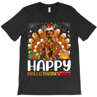 Cocker Spaniel Dog Halloween Christmas Happy Hallothanksmas T-shirt | Artistshot