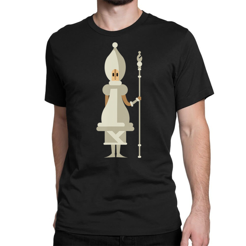 Chess Pieces White Bishop Children Board Game Set Classic T-shirt | Artistshot