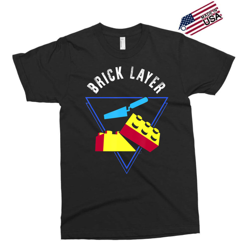 Brick Layer Big Building Blocks Engineer Toy Master Builder Exclusive T-shirt | Artistshot