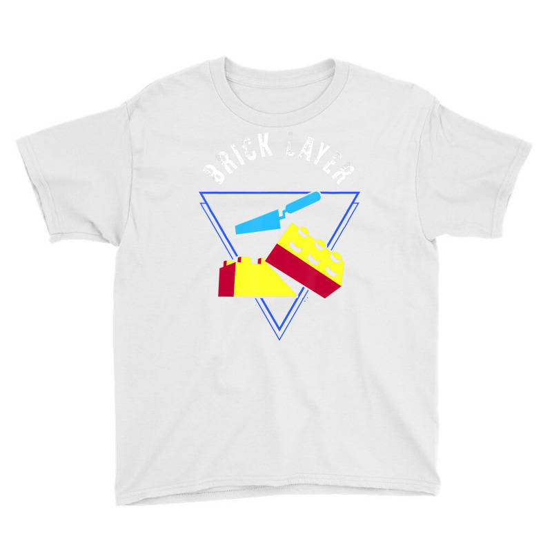 Brick Layer Big Building Blocks Engineer Toy Master Builder Youth Tee | Artistshot