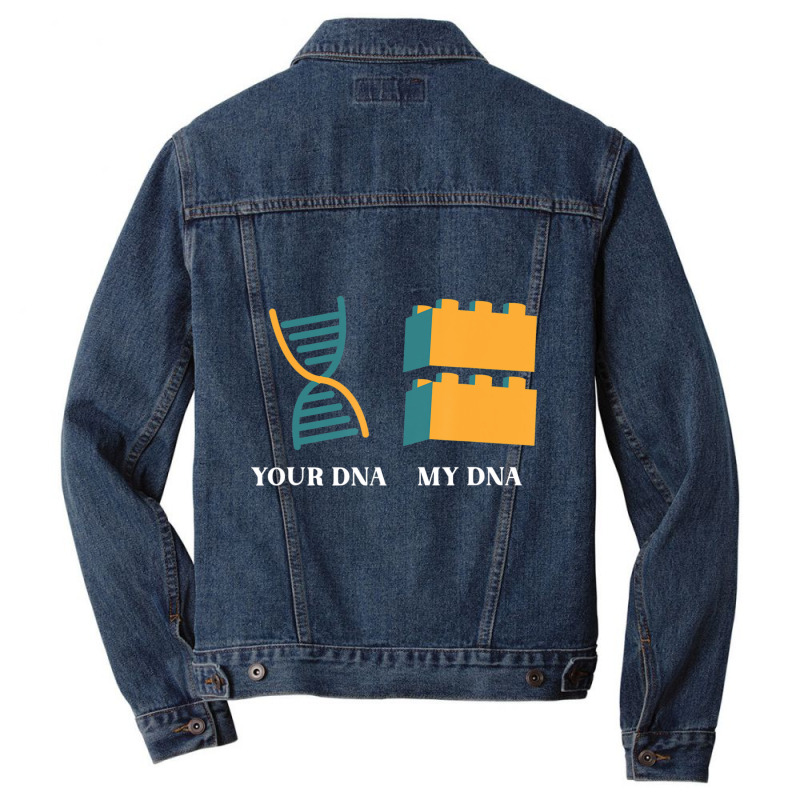 Big Building Blocks Dna Master Builder Children Kids Toy Men Denim Jacket | Artistshot