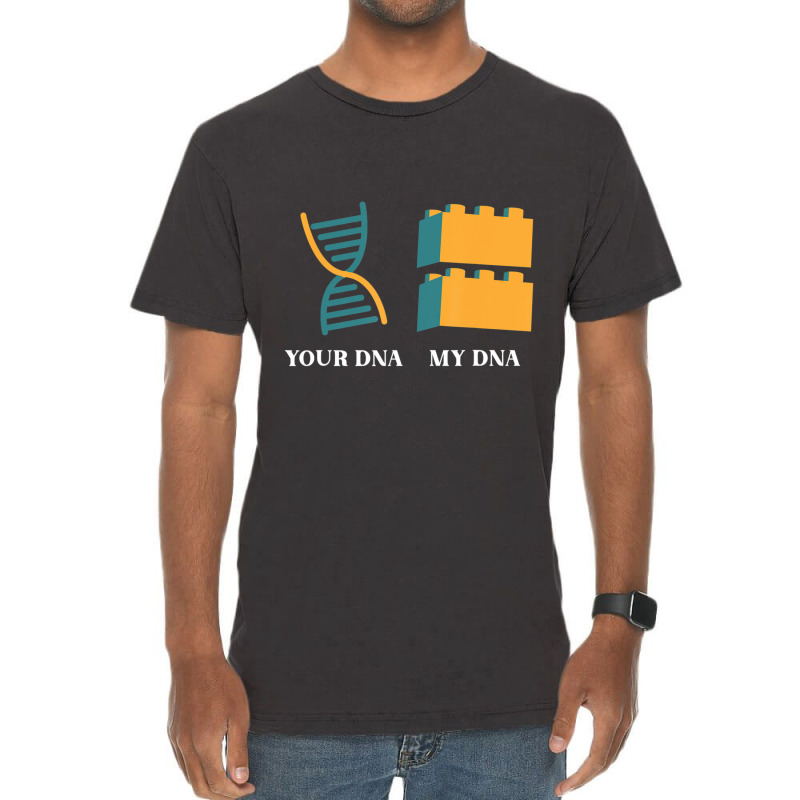 Big Building Blocks Dna Master Builder Children Kids Toy Vintage T-shirt | Artistshot