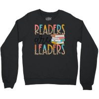 Readers Are Leaders Boho Leopard Book Lover Back To School T Shirt Crewneck Sweatshirt | Artistshot