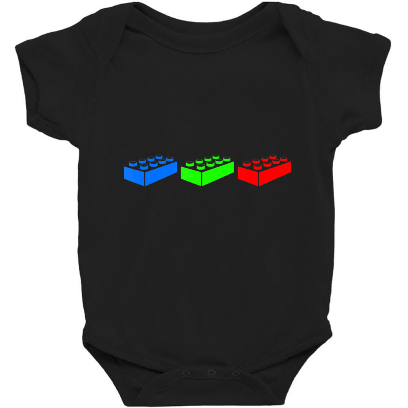 Building Blocks Bricks Master Builder Engineer Construction Baby Bodysuit | Artistshot