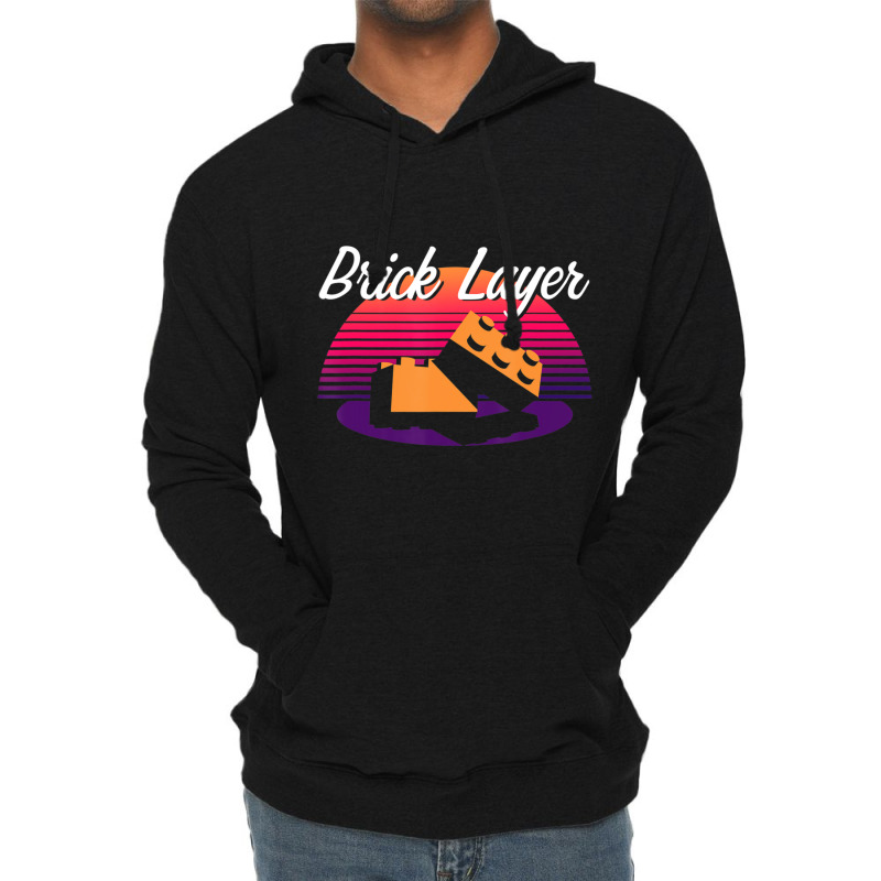 Brick Layer Big Building Blocks Master Builder Engineer Toy Lightweight Hoodie | Artistshot