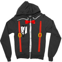 Cool Nerd Person Halloween Costume Lazy Diy Zipper Hoodie | Artistshot