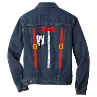 Cool Nerd Person Halloween Costume Lazy Diy Men Denim Jacket | Artistshot