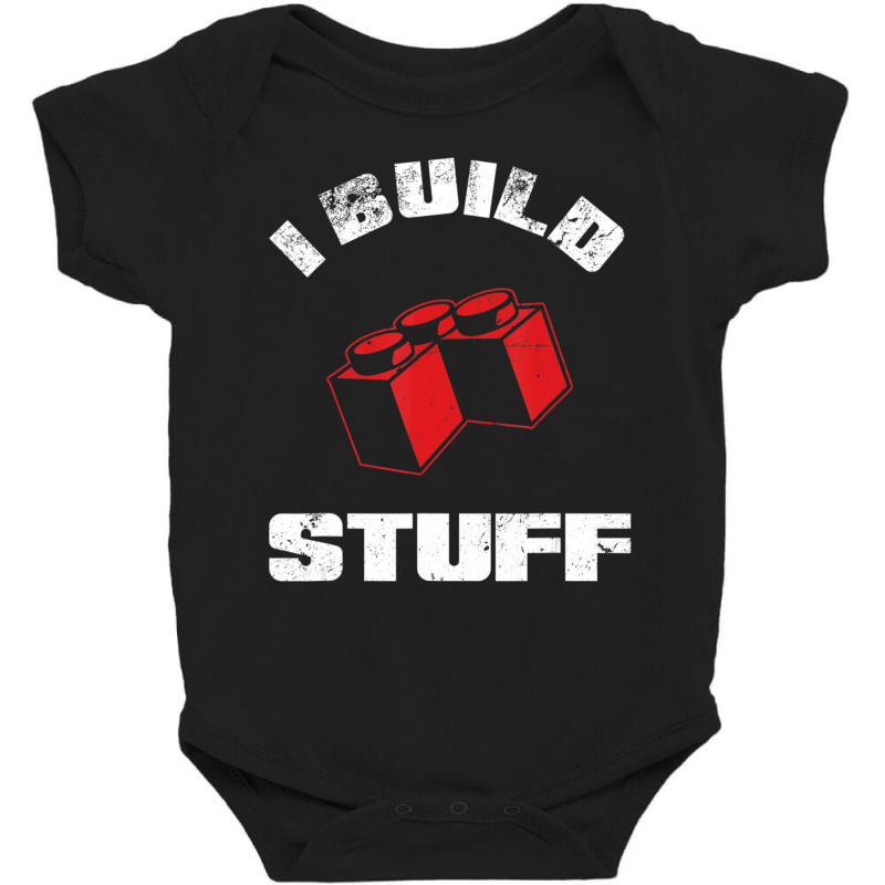 Build Stuff Big Building Blocks Master Builder Engineer Toys Baby Bodysuit | Artistshot