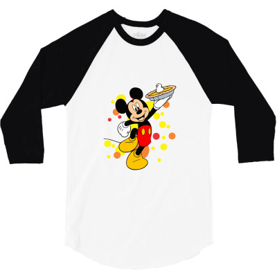 Mouse 3/4 Sleeve Shirt Designed By Cahayamatah