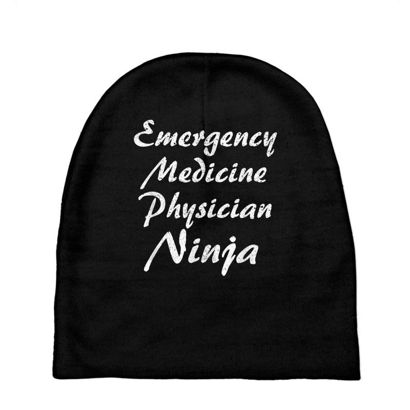 Emergency Medicine Physician Tshirt Occupation Work T Shirt Baby Beanies | Artistshot