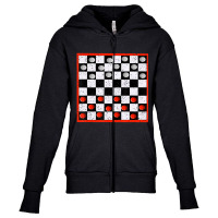 Cool Chess Board Halloween Costume Lazy Diy Youth Zipper Hoodie | Artistshot