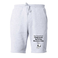 I Only Look Up To You Because I'm Short Fleece Short | Artistshot