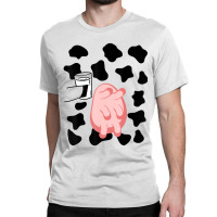 Cow Skin Glass Milk Udder Costume Easy Halloween Classic T-shirt | Artistshot