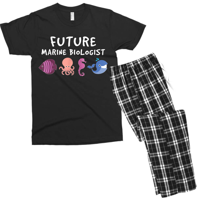 Future Marine Biologist Ocean Life Enthusiast Sea Lover Men's T-shirt Pajama Set | Artistshot