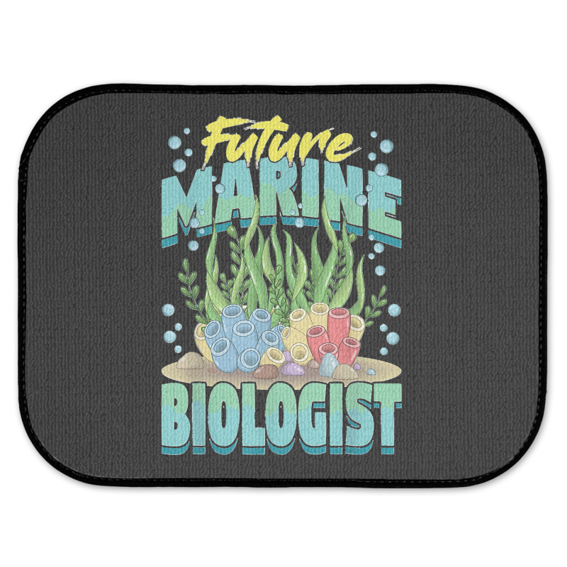 Future Marine Biologist Ocean Life Marine Biology Student Rear Car Mat | Artistshot