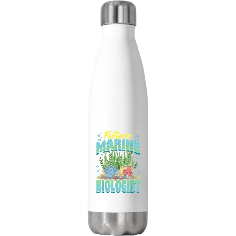 Future Marine Biologist Ocean Life Marine Biology Student Stainless Steel Water Bottle | Artistshot