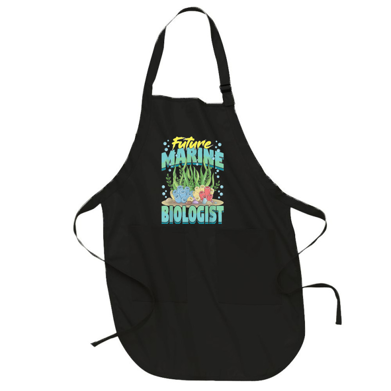 Future Marine Biologist Ocean Life Marine Biology Student Full-length Apron | Artistshot