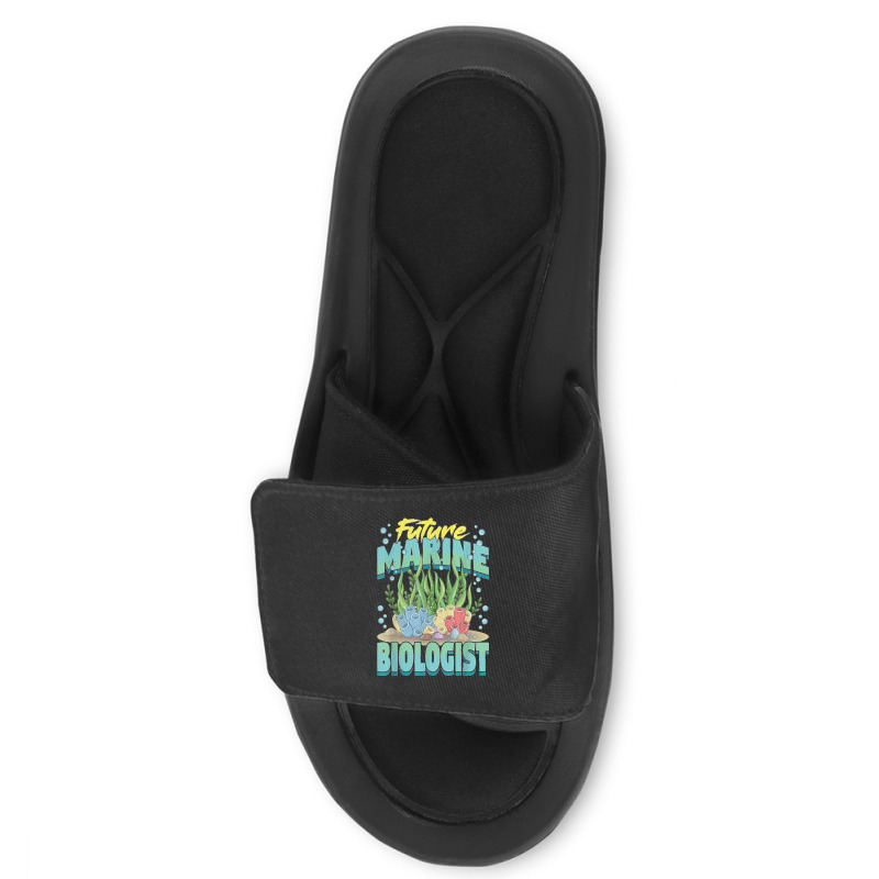 Future Marine Biologist Ocean Life Marine Biology Student Slide Sandal | Artistshot