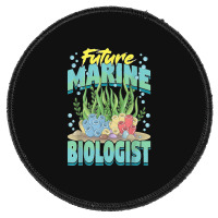 Future Marine Biologist Ocean Life Marine Biology Student Round Patch | Artistshot